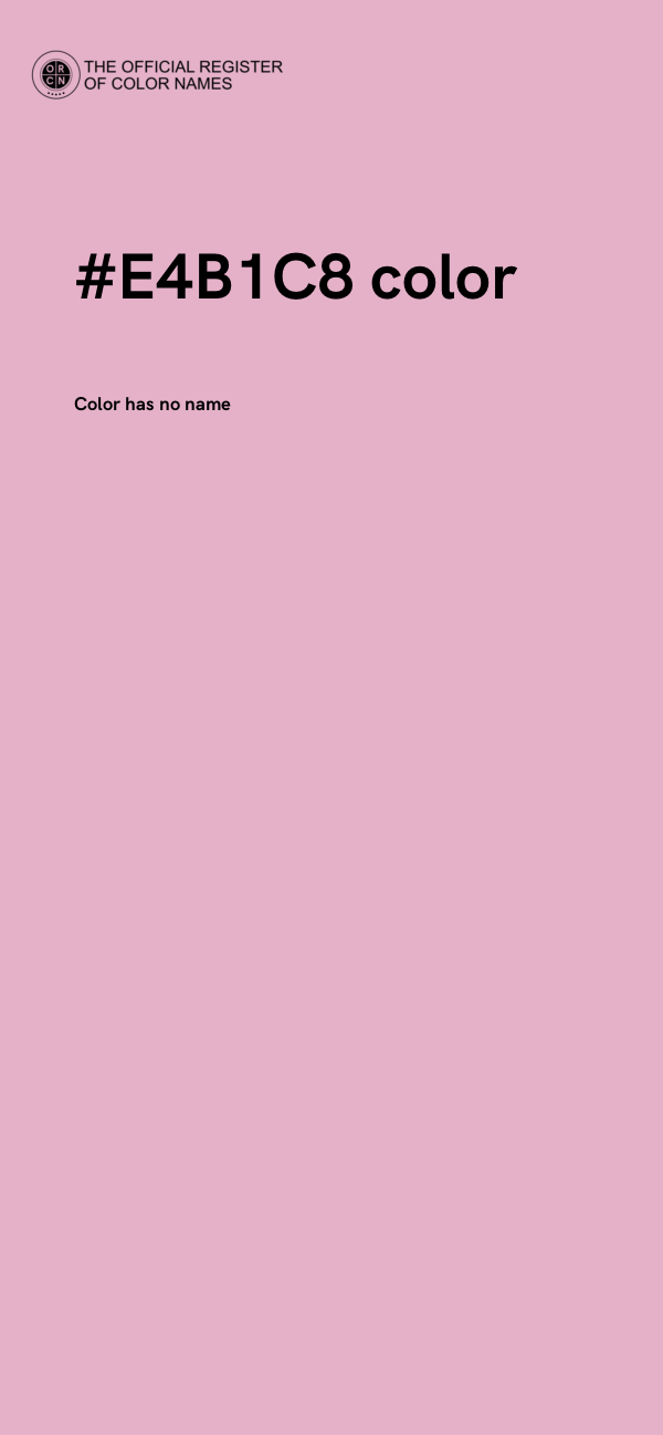 #E4B1C8 color image