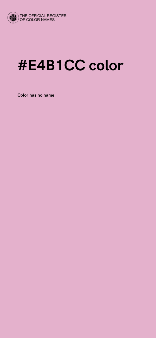 #E4B1CC color image