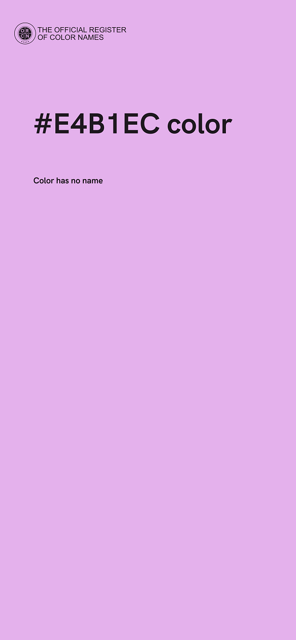 #E4B1EC color image