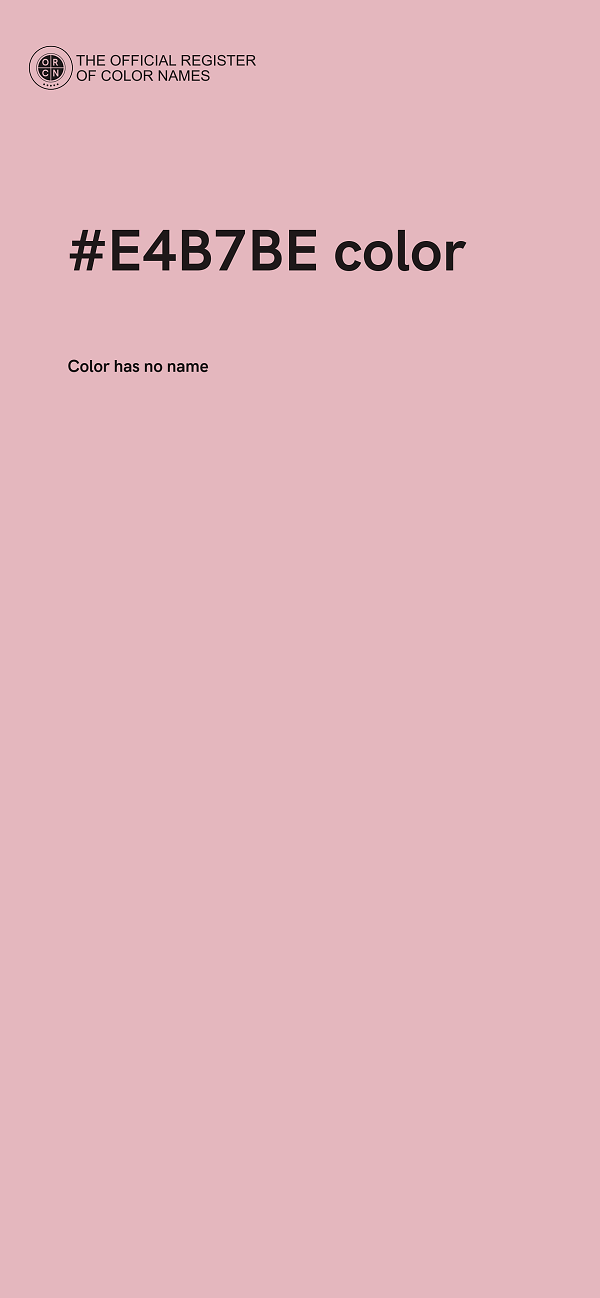 #E4B7BE color image