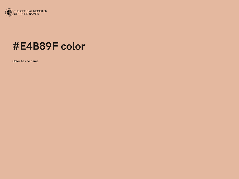 #E4B89F color image