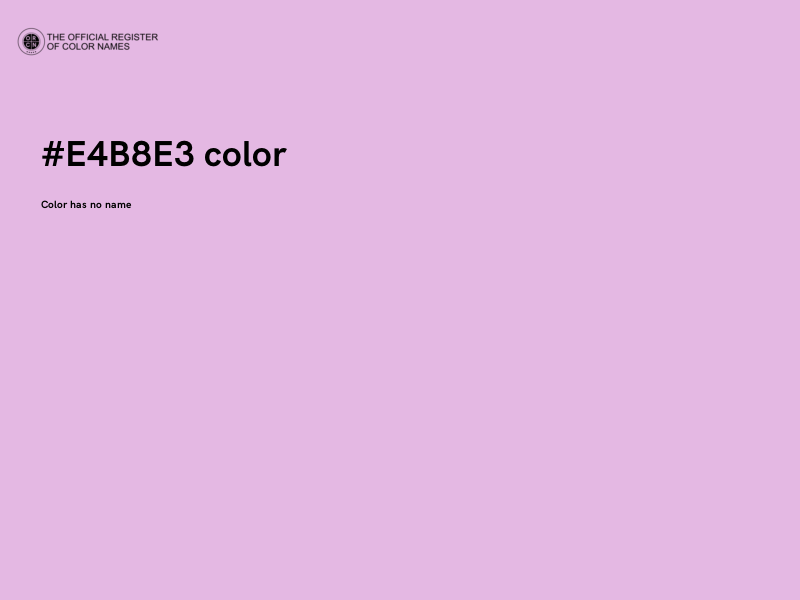 #E4B8E3 color image