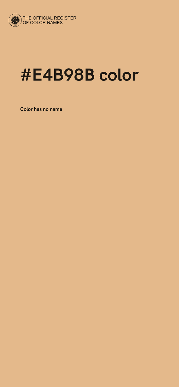 #E4B98B color image