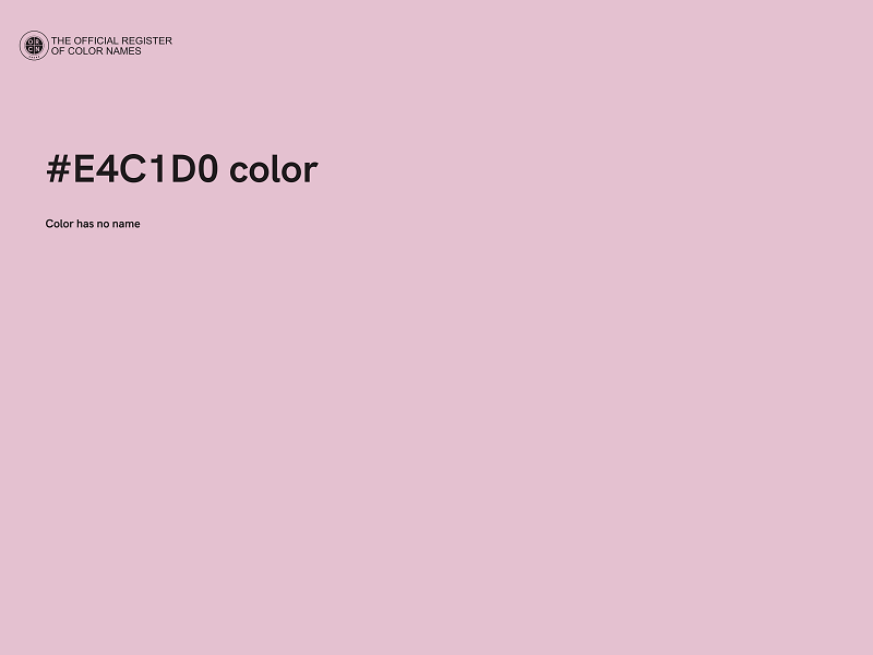 #E4C1D0 color image