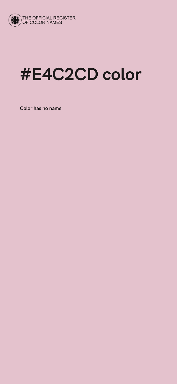#E4C2CD color image