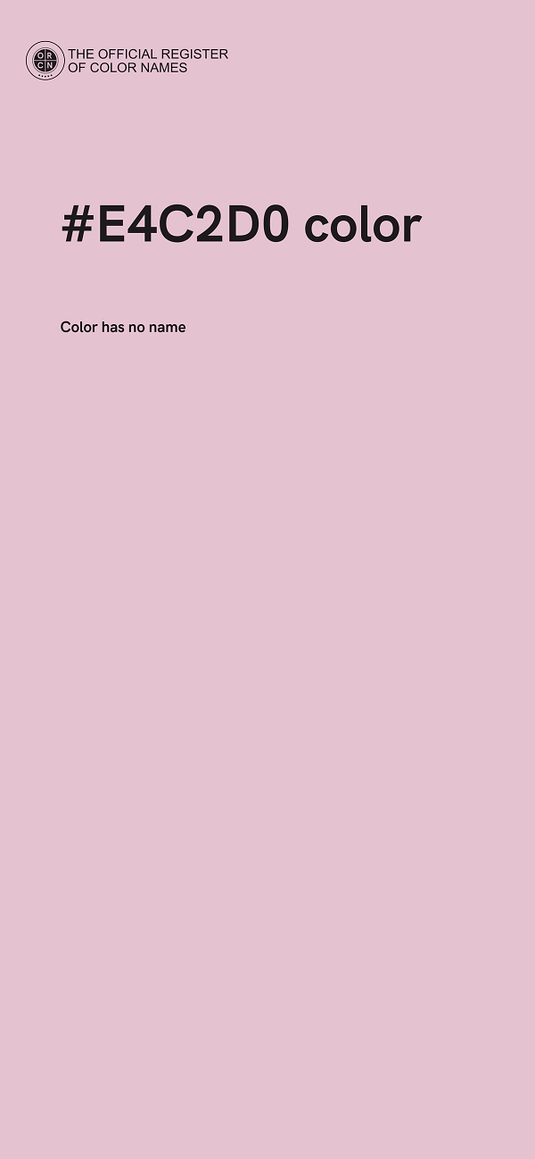 #E4C2D0 color image