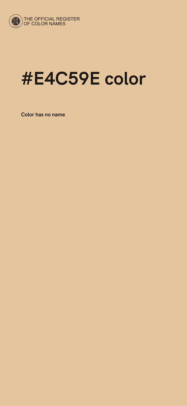 #E4C59E color image