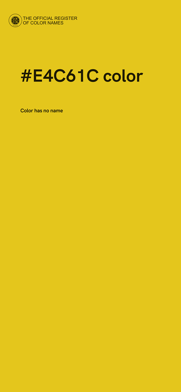 #E4C61C color image
