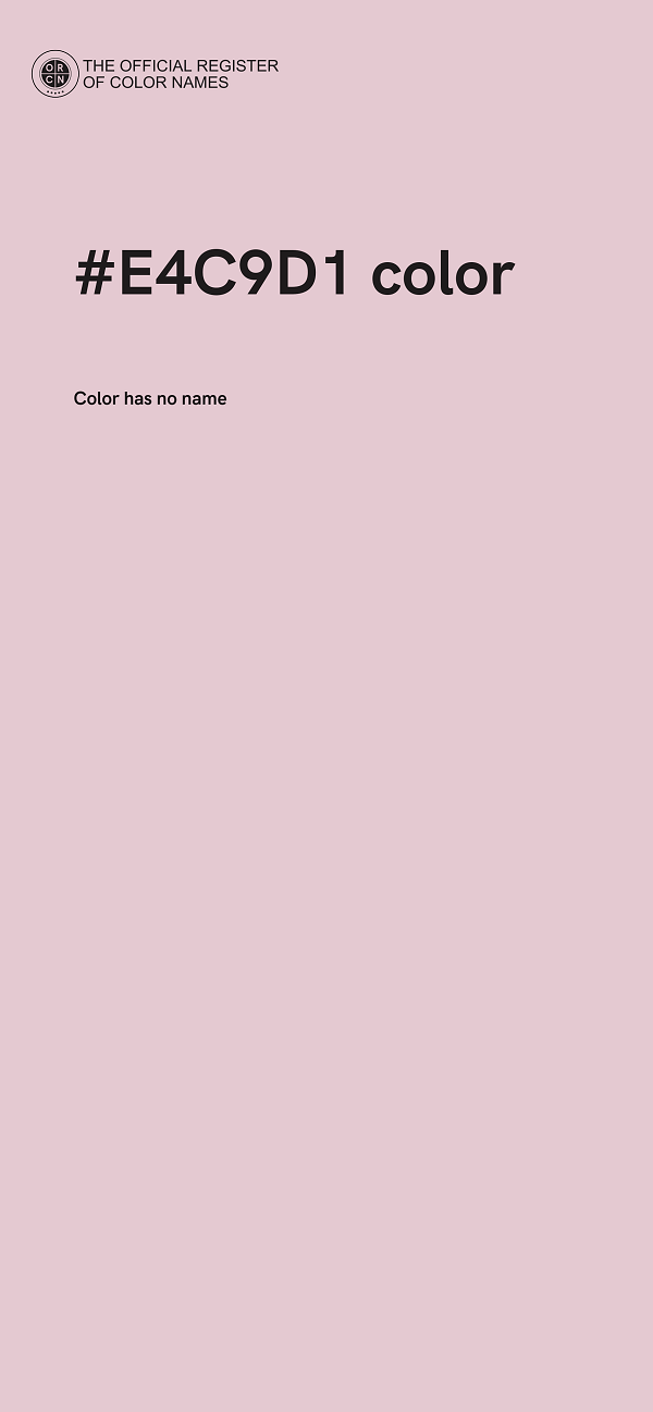 #E4C9D1 color image