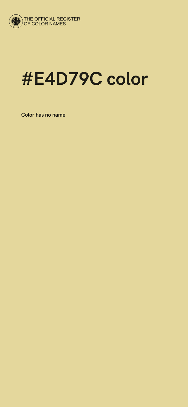 #E4D79C color image