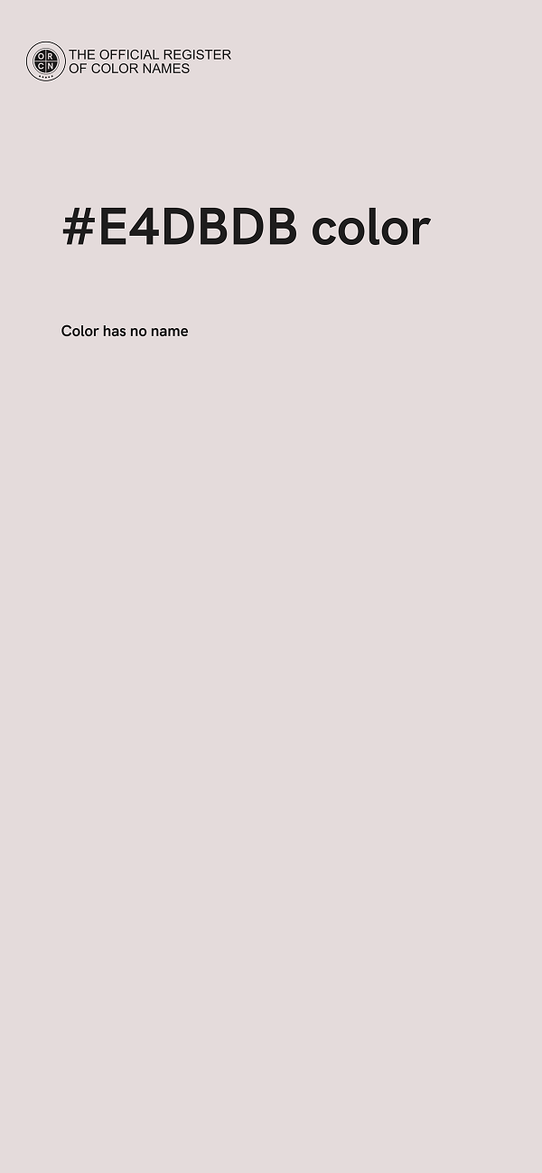 #E4DBDB color image