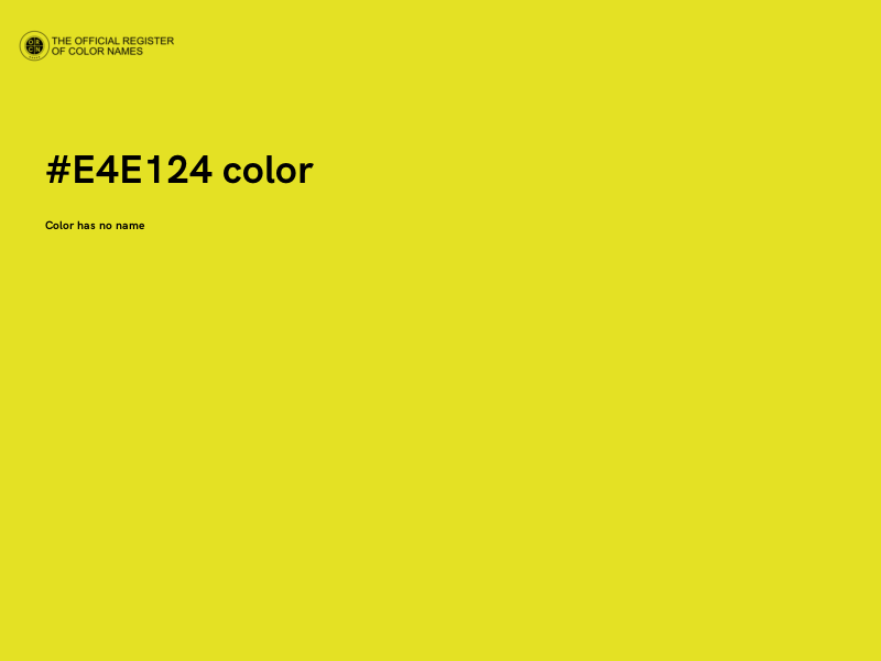 #E4E124 color image