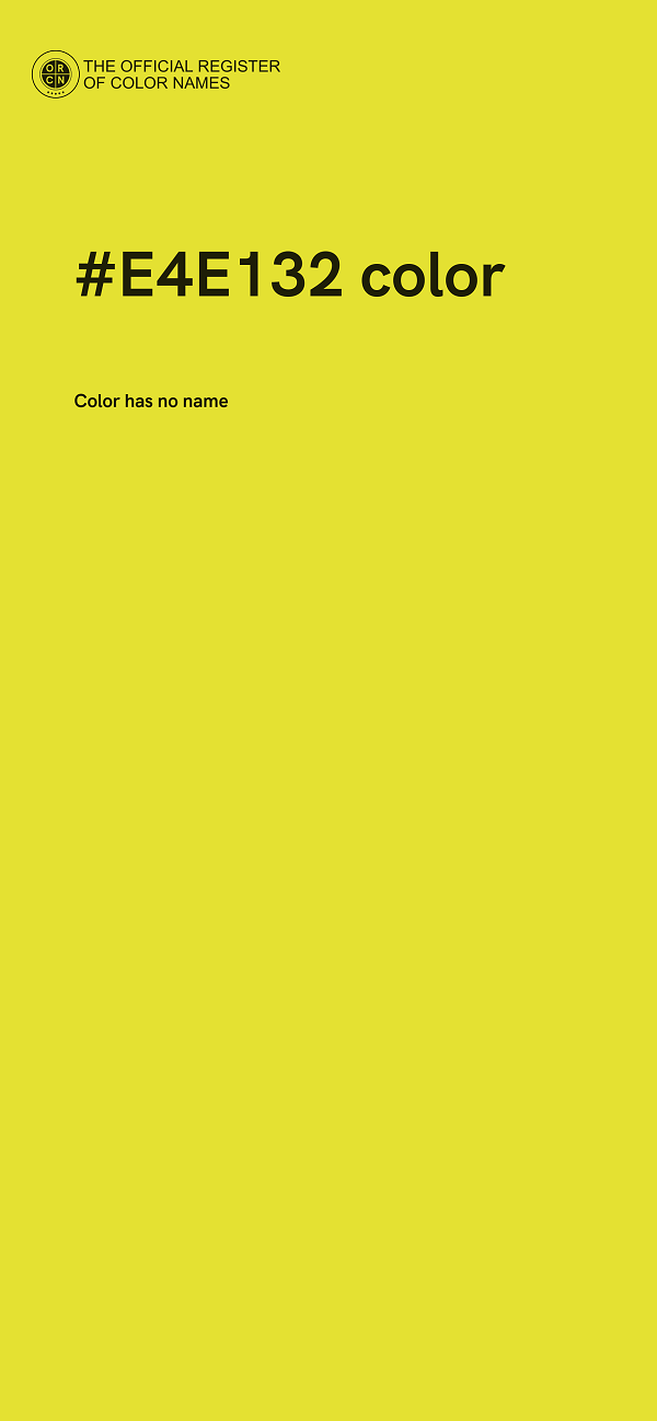 #E4E132 color image