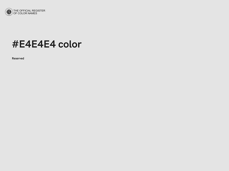 #E4E4E4 color image