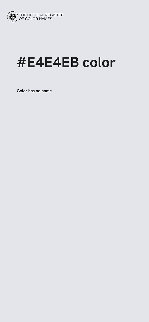 #E4E4EB color image
