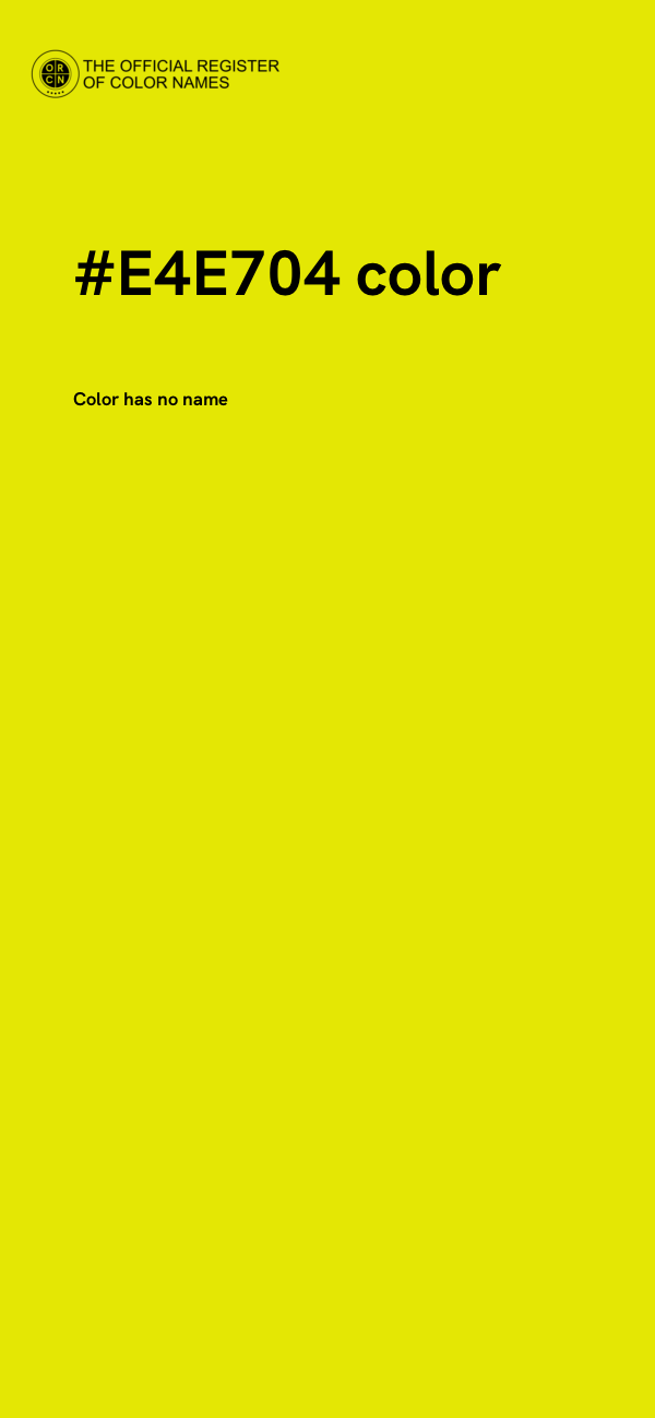 #E4E704 color image