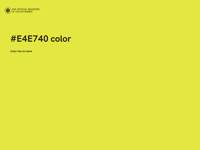 #E4E740 color image