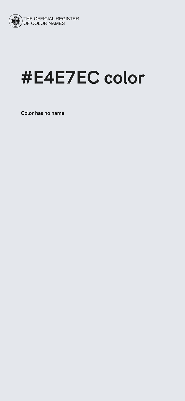 #E4E7EC color image
