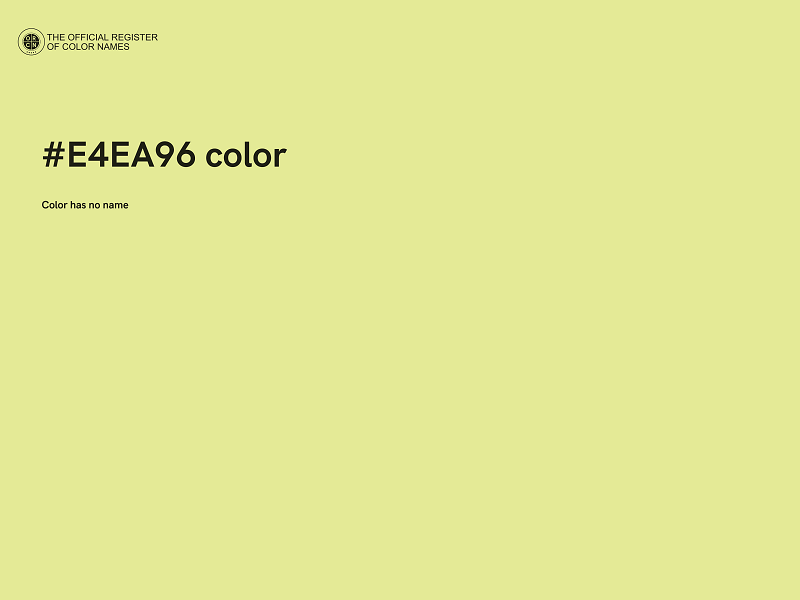 #E4EA96 color image