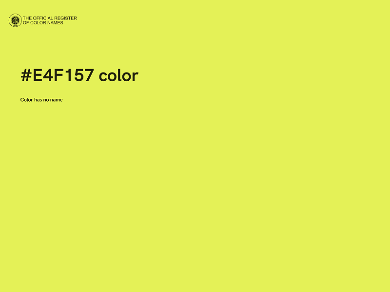 #E4F157 color image