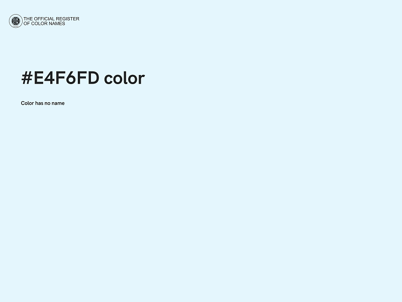 #E4F6FD color image