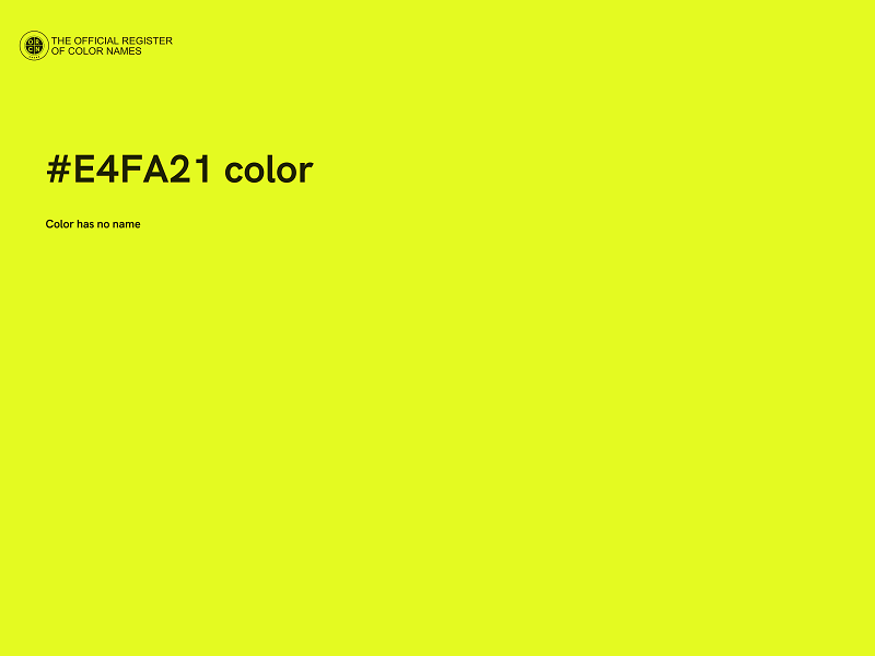 #E4FA21 color image