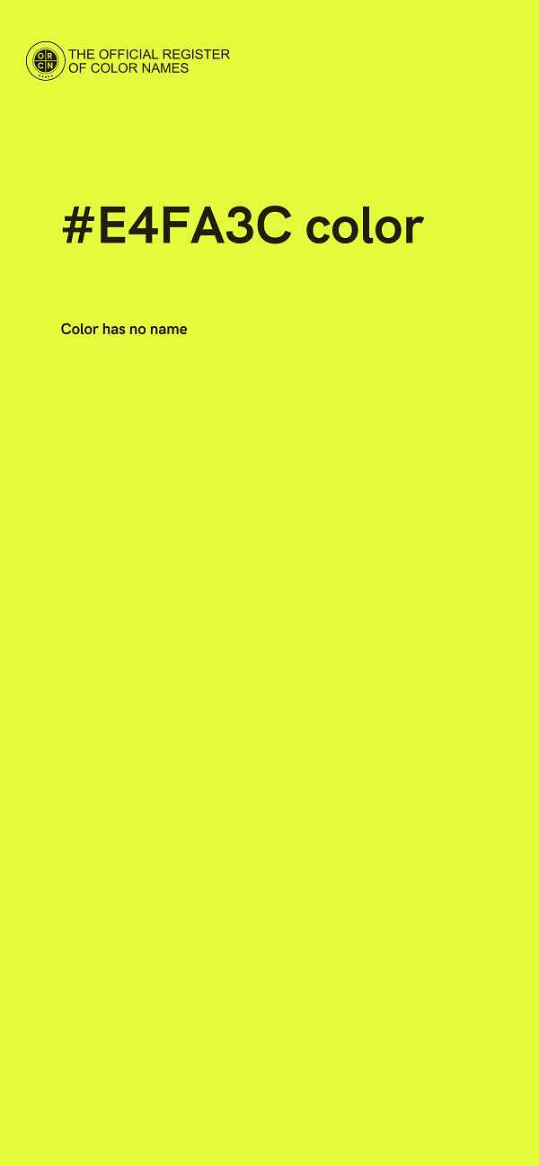 #E4FA3C color image