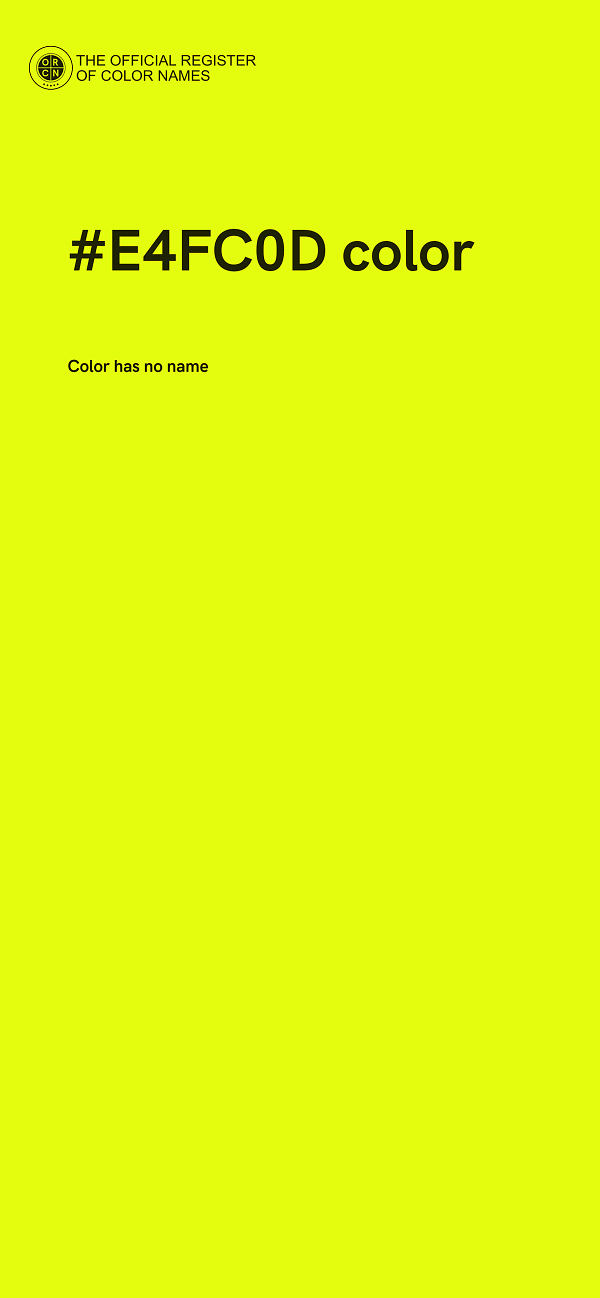 #E4FC0D color image