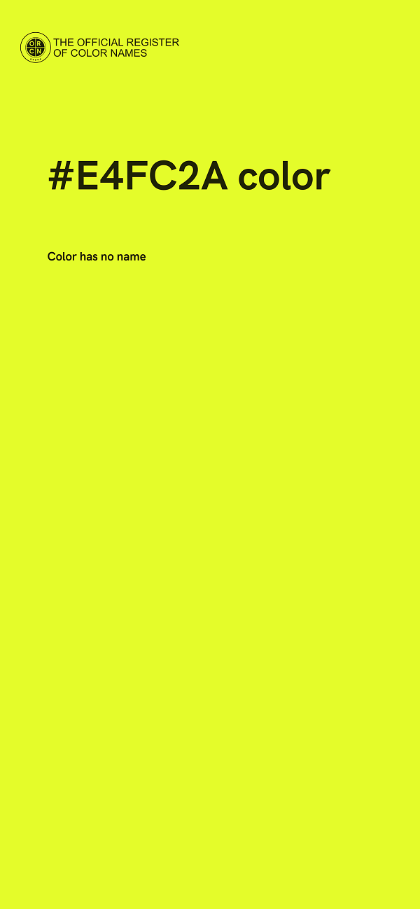 #E4FC2A color image