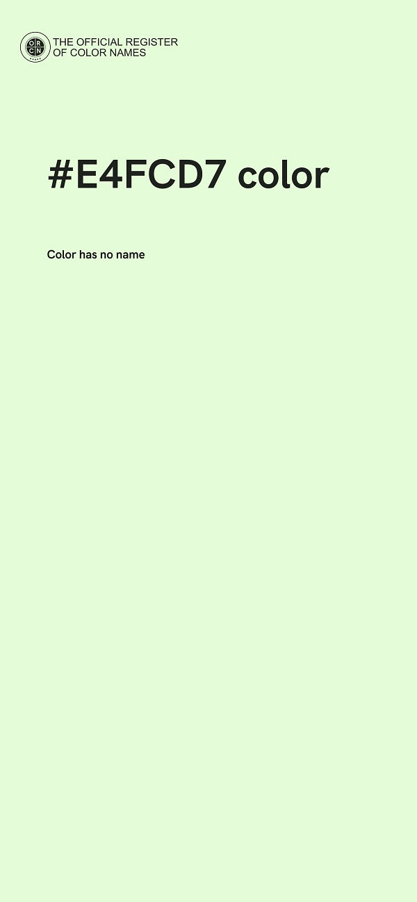 #E4FCD7 color image