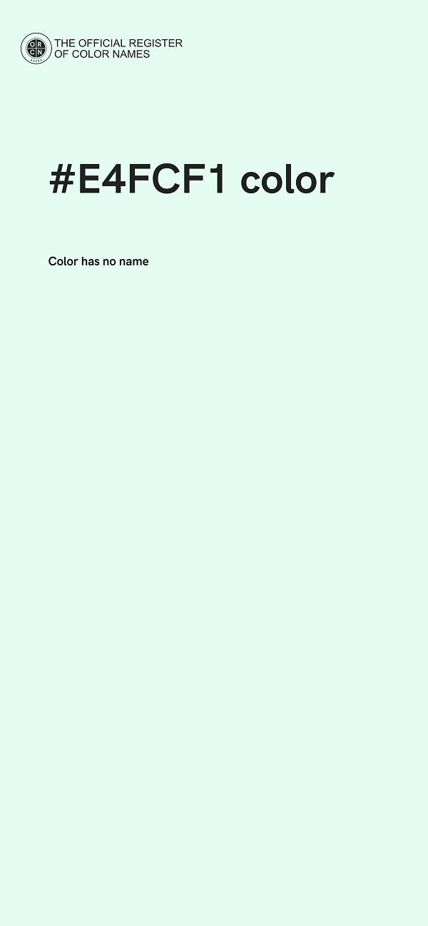 #E4FCF1 color image