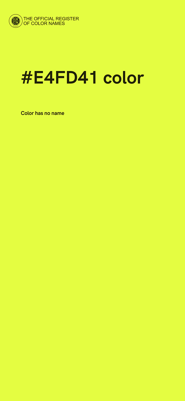 #E4FD41 color image