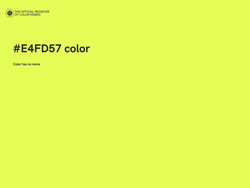 #E4FD57 color image