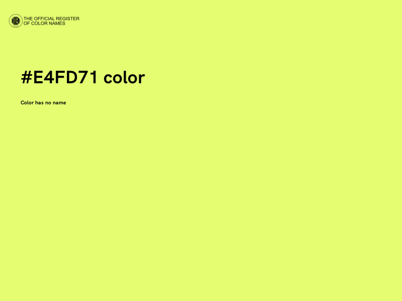#E4FD71 color image
