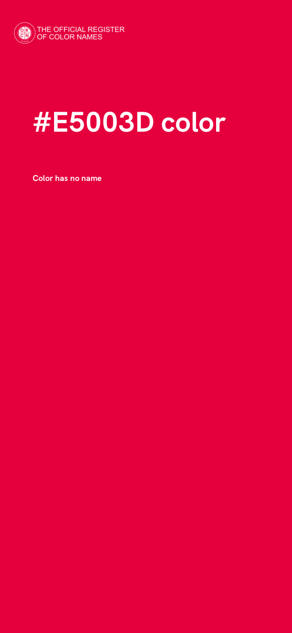 #E5003D color image