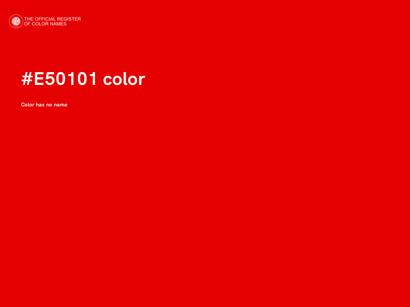 #E50101 color image