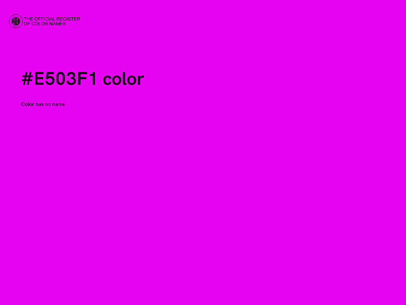 #E503F1 color image