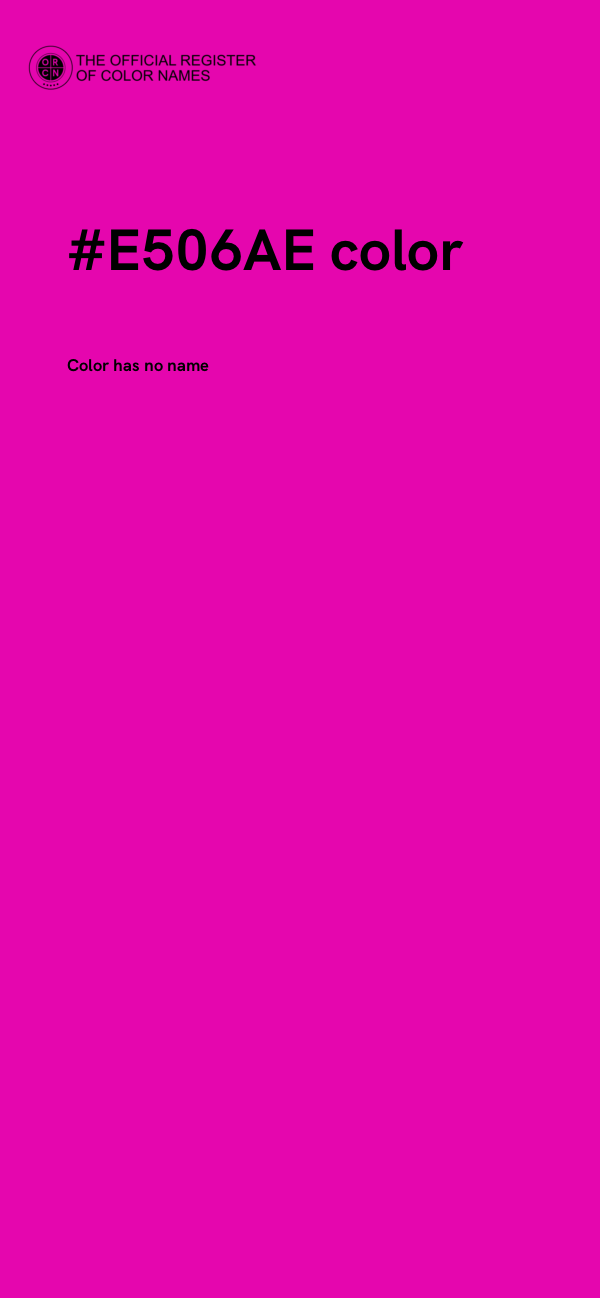 #E506AE color image