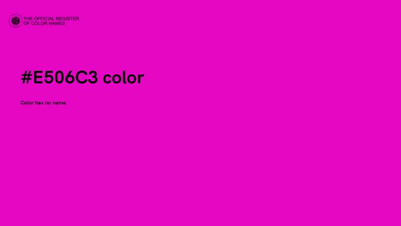 #E506C3 color image