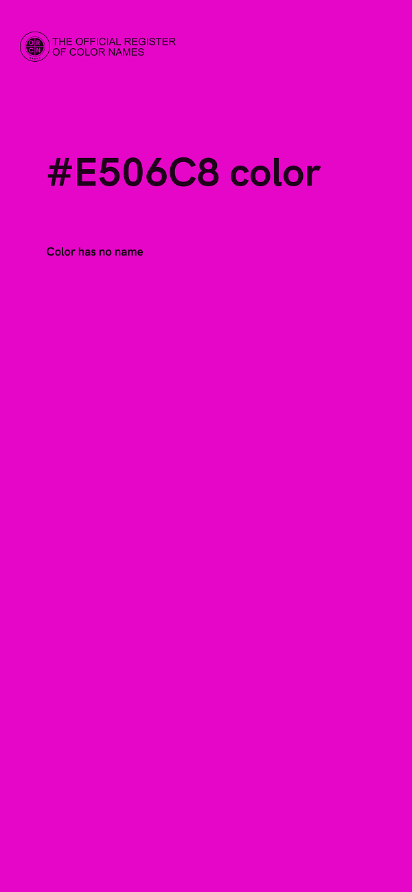 #E506C8 color image