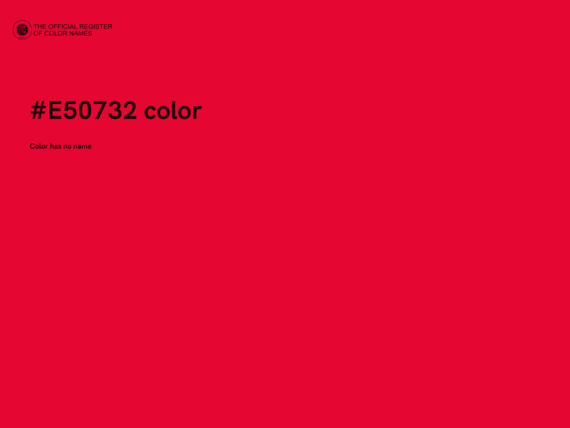 #E50732 color image