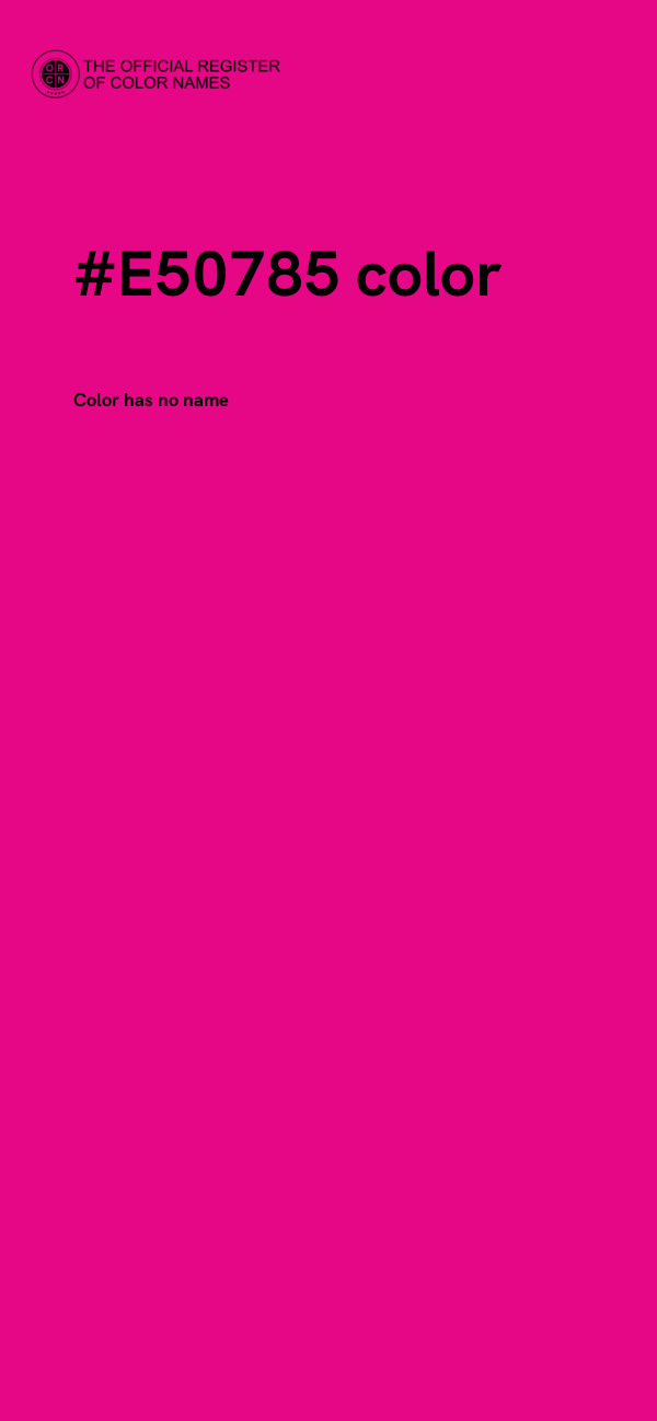 #E50785 color image