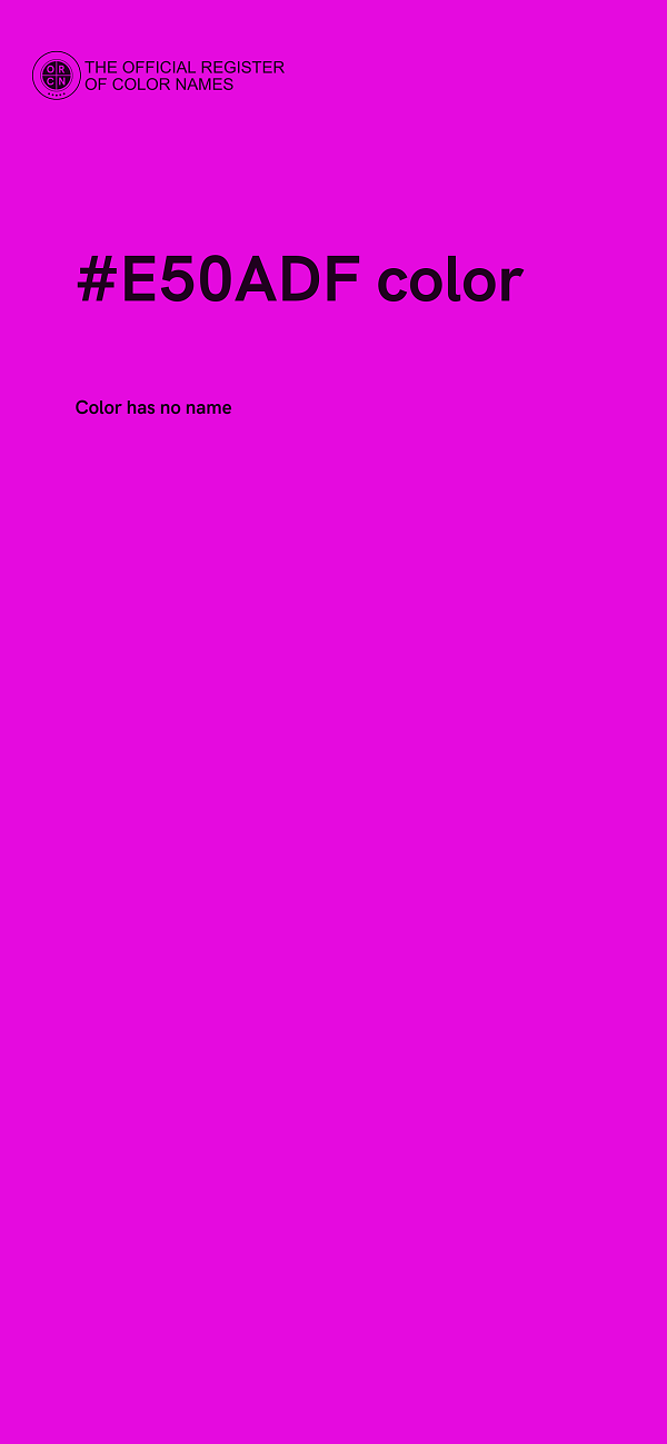 #E50ADF color image