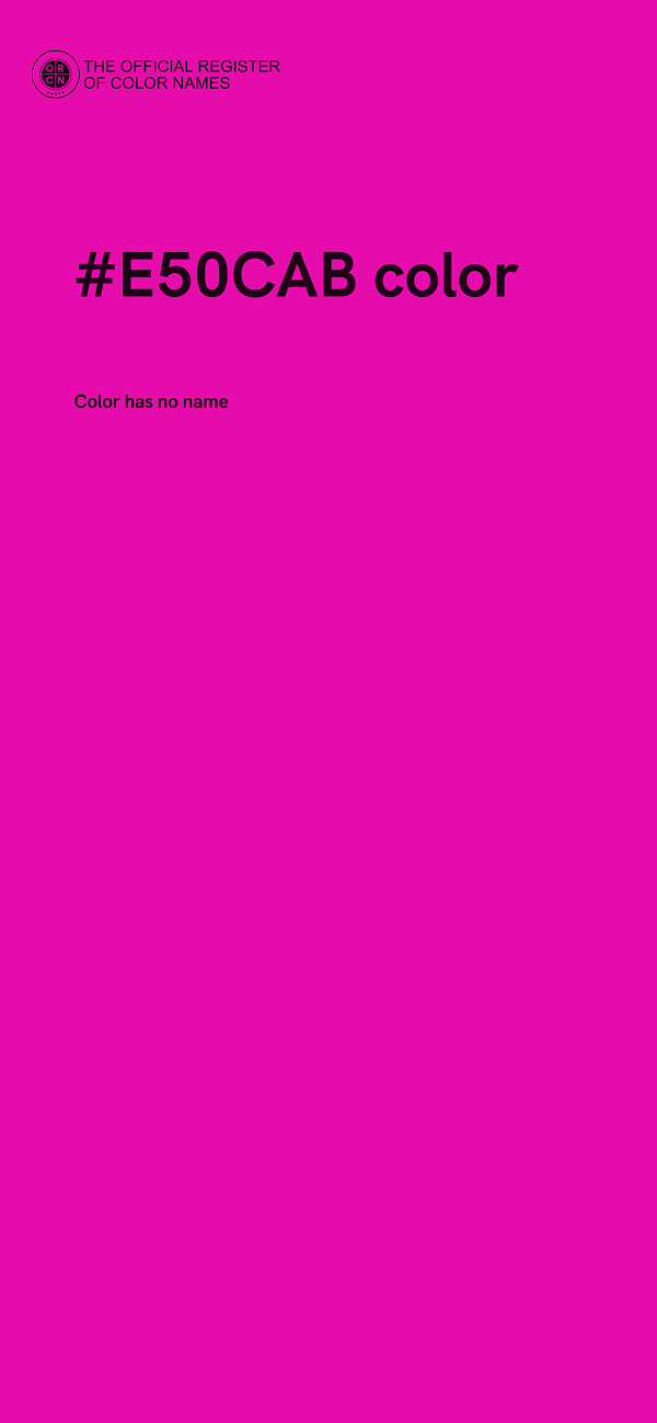 #E50CAB color image