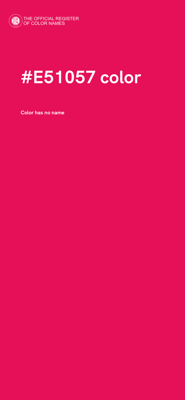 #E51057 color image