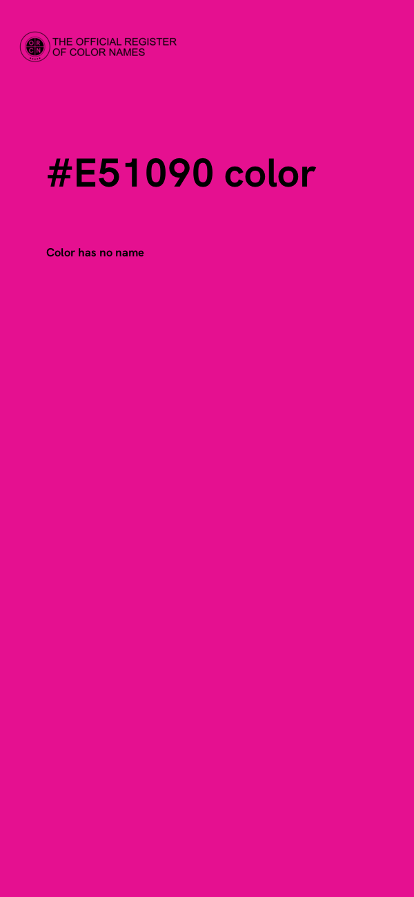 #E51090 color image