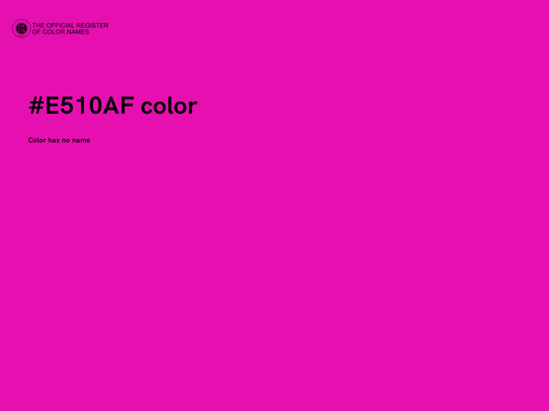 #E510AF color image