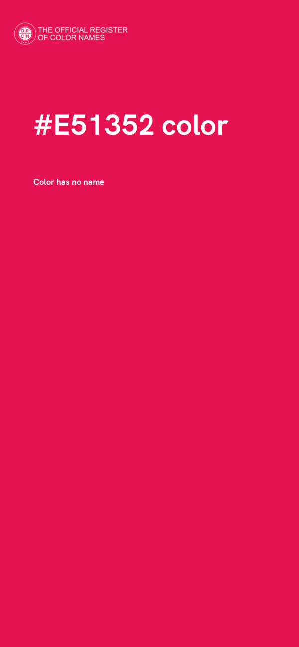#E51352 color image