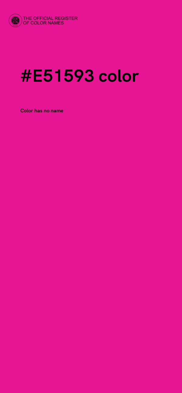 #E51593 color image