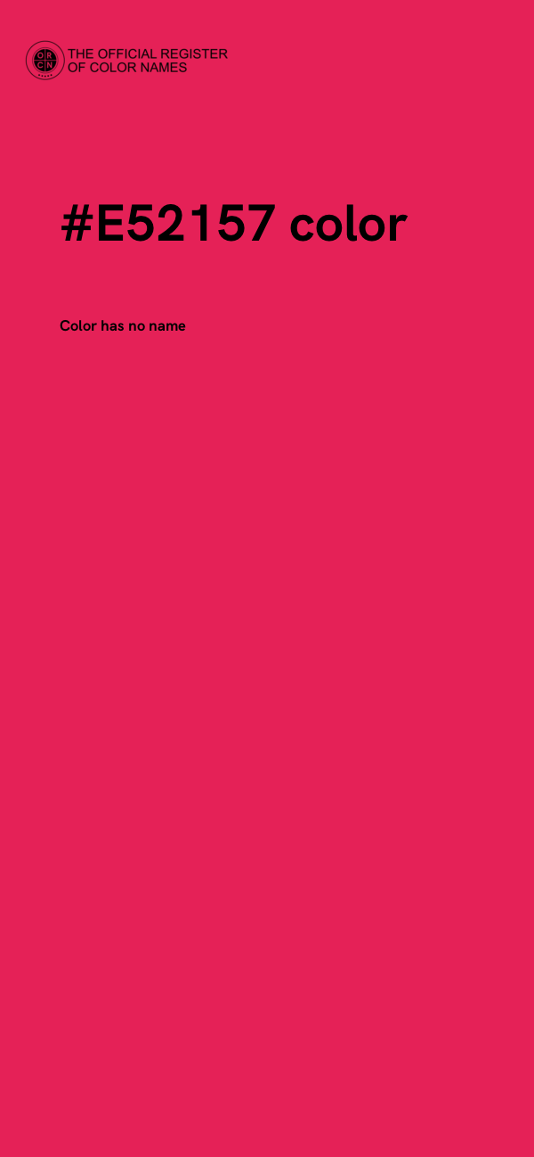 #E52157 color image
